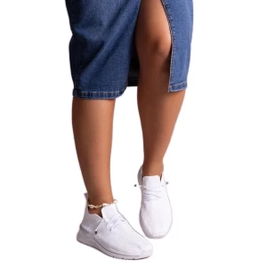 Białe wsuwane sneakersy Gaberla Inna marka