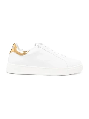 Białe/Złote Sneakersy Lanvin