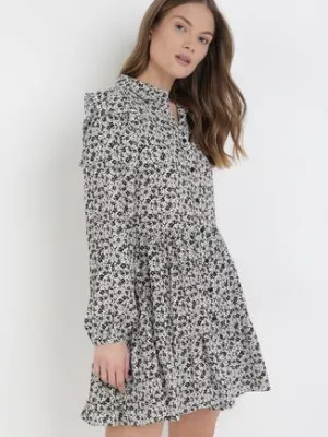 Biało-Czarna Sukienka Aethenea r&f fashion