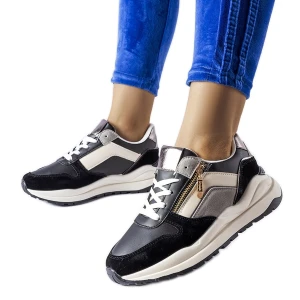 Biało-czarne sneakersy Cecchi Inna marka