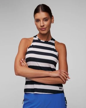 Biało-granatowy Tank Top Damski Helly Hansen Siren