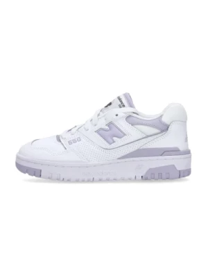 Biało-Liliowe Niskie Sneakersy 550 Streetwear New Balance