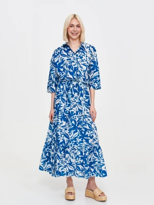 Biało-niebieska spódnica Top Secret