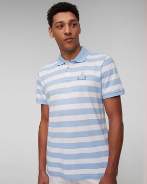 Biało-niebieskie polo męskie Helly Hansen Koster Polo