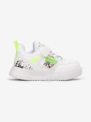 Biało-Zielone Buty Sportowe Elusa