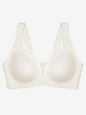 Biały Biustonosz z Prążkowanego Materiału Ezimere love magnolia