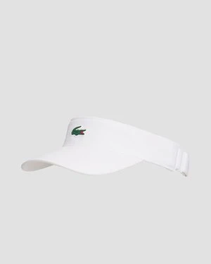 Biały Daszek Damski Lacoste