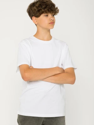 Biały gładki t-shirt