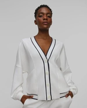 Biały Kardigan Damski Varley Decker Off Court Cardigan