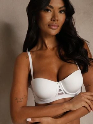 Biały Klasyczny Biustonosz Typu Balkonetka Doriesana