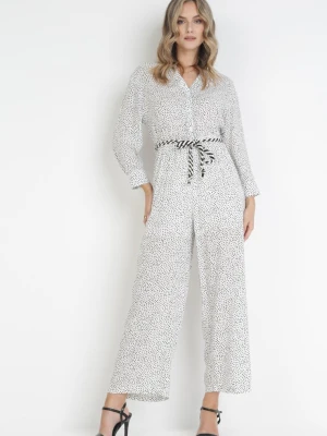 Biały Kombinezon Ifrah R&f Fashion