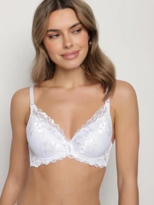 Biały Koronkowy Biustonosz Tonavia mag - net