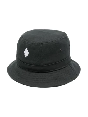 Biały Krzyż Street Style Bucket Hat Marcelo Burlon