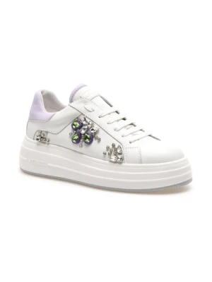Biały Liliowy Sneaker Lifty Apepazza
