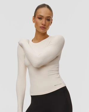 Biały Longsleeve Damski Pe Nation Foundation