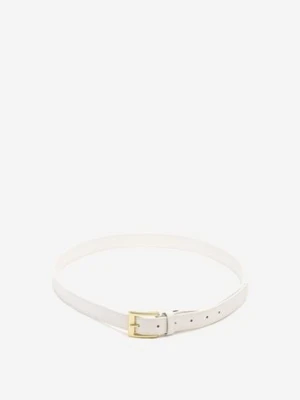 Biały Pasek Ozdobiony Metalową Klamrą Nairavina jordan