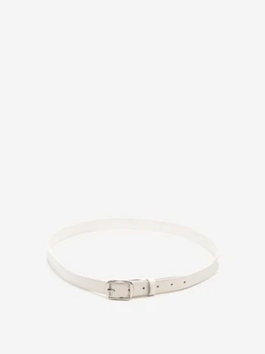 Biały Pasek z Ozdobną Klamrą Filariela jordan