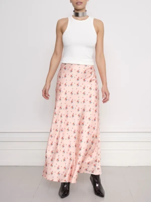 BIAŁY PRĄŻKOWANY TANK TOP Z WISKOZY NOTES DU NORD