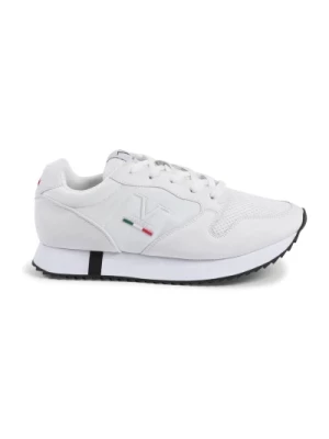 Biały Sneaker ze Sztucznej Skóry 19v69 Italia