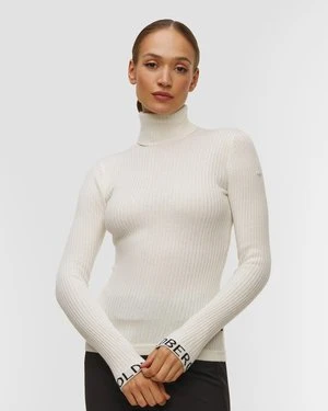 Biały Sweter Merino Damski Goldbergh Mira