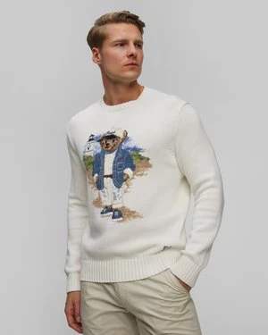 Biały Sweter Męski Polo Ralph Lauren