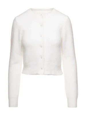 Biały Sweter z Angory Maison Margiela