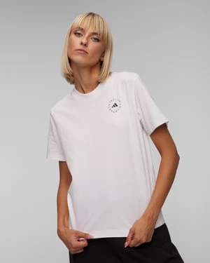 Biały T-shirt Damski Adidas By Stella Mccartney