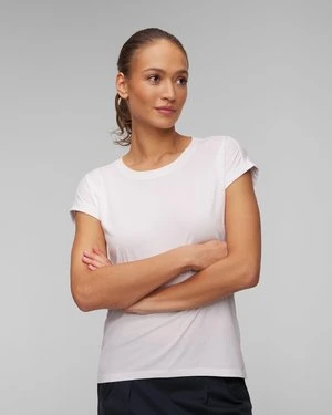 Biały T-shirt damski Allude