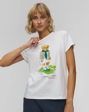 Biały T-shirt Damski Polo Ralph Lauren
