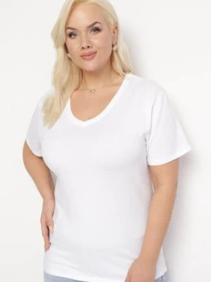 Biały T-shirt Genilin glo-story