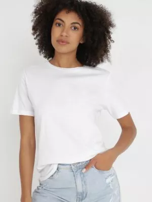 Biały T-shirt Keatris glo-story