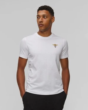 Biały T-shirt Męski Aeronautica Militare