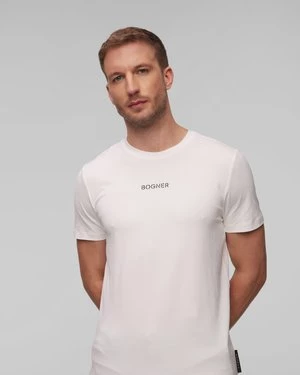 Biały T-shirt Męski Bogner Roc