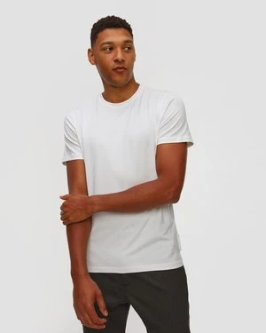 Biały T-shirt Męski Bogner Roc