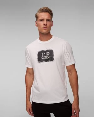 Biały T-shirt Męski C.p. Company CP Company