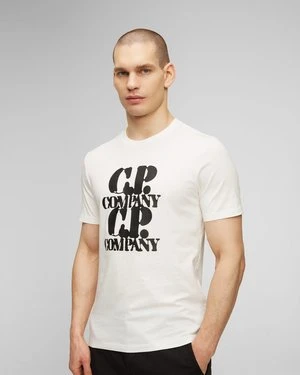 Biały T-shirt męski C.P. Company CP Company
