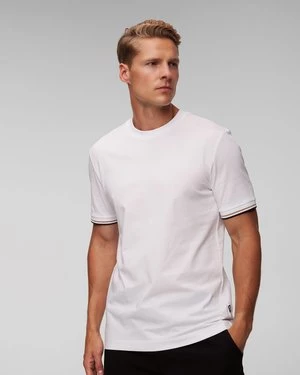 Biały T-shirt Męski Hugo Boss Thompson