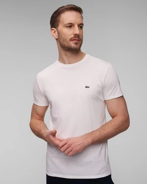 Biały T-shirt Męski Lacoste Th6709