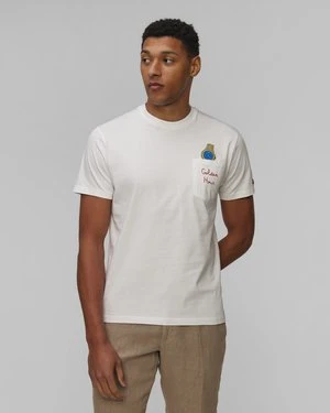 Biały T-shirt Męski Mc2 Saint Barth Austin