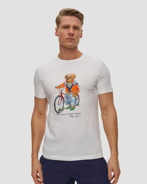 Zdjęcie produktu Biały T-shirt Męski Polo Ralph Lauren