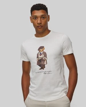 Biały T-shirt Męski Ralph Lauren Polo Ralph Lauren
