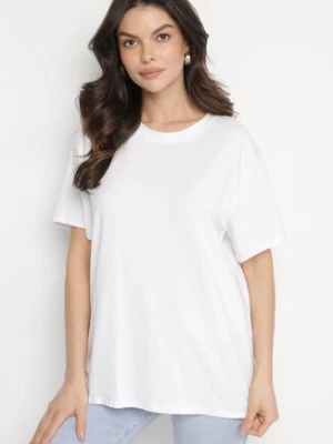 Biały T-shirt z Bawełny w Klasycznym Stylu Tulseli jumelle