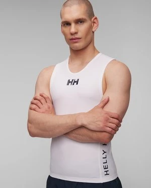 Biały tank top męski Helly Hansen Waterwear Rashvest