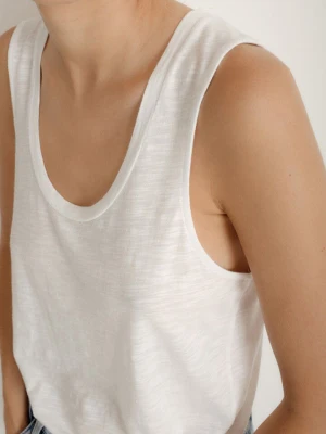 BIAŁY TOP AMERICAN VINTAGE