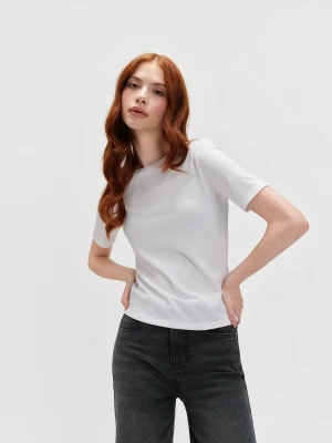 Biały top basic Top Secret