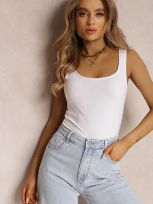 Biały Top Bawełniany Adynore glo-story