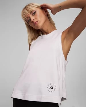 Biały Top Damski Adidas By Stella Mccartney Logo