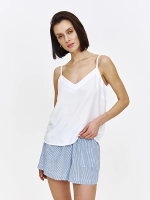 Biały top na ramiączkach