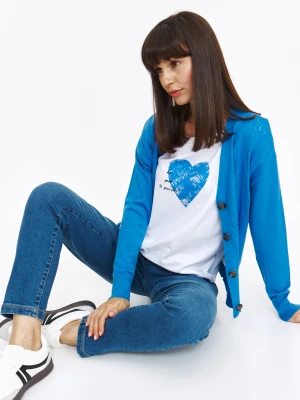 Biały top z grafiką