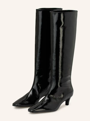 Bianca Di Kozaki Lakierowane schwarz